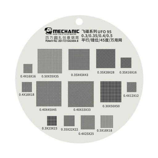 Mechanic Ufo Series Cpu Bga Reballing Planting Tin Plate