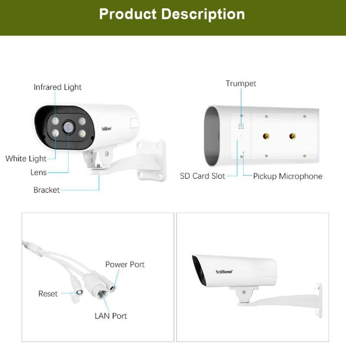 4Mp Full Colour Night Vision Ip66 Waterproof Bullet Camera