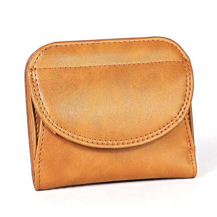 Women Leather Rfid Blocking Coin Purse - Compact Design