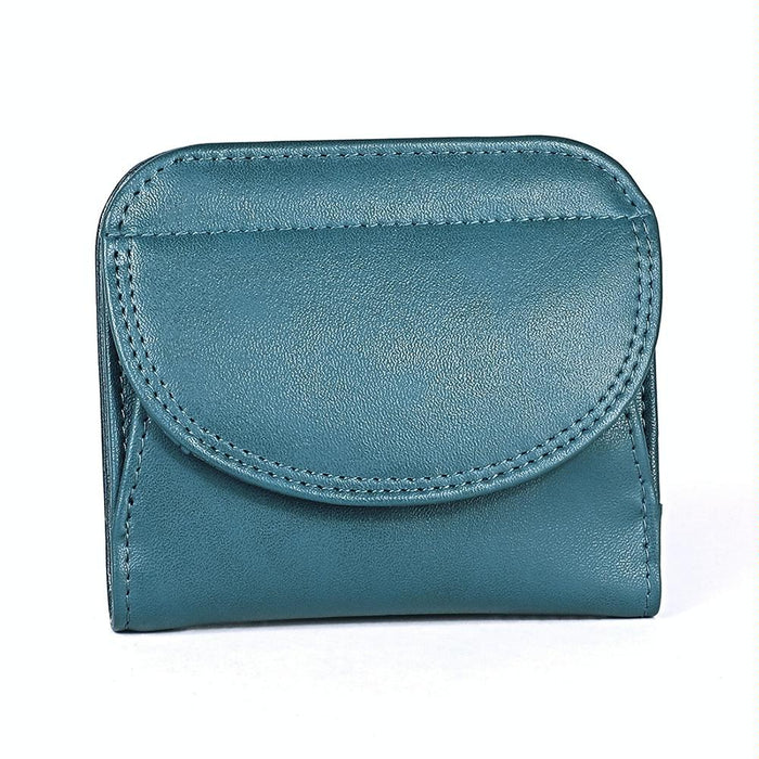 Women Leather Rfid Blocking Coin Purse - Compact Design