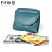 Women Leather Rfid Blocking Coin Purse - Compact Design