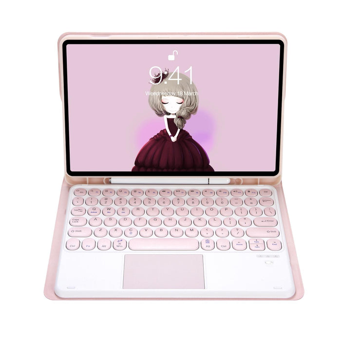 10.4 Inch Inch Skin Feel Texture Keyboard Case For Samsung Galaxy Tab S6 Lite