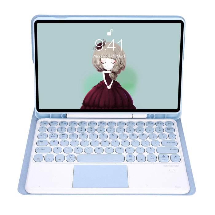 10.4 Inch Inch Skin Feel Texture Keyboard Case For Samsung Galaxy Tab S6 Lite