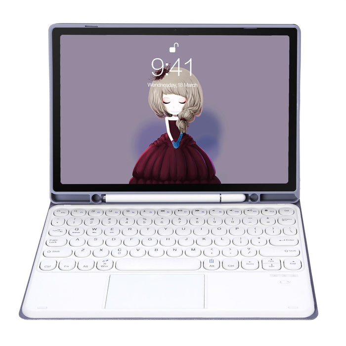 10.4 Inch Inch Skin Feel Texture Keyboard Case For Samsung Galaxy Tab S6 Lite