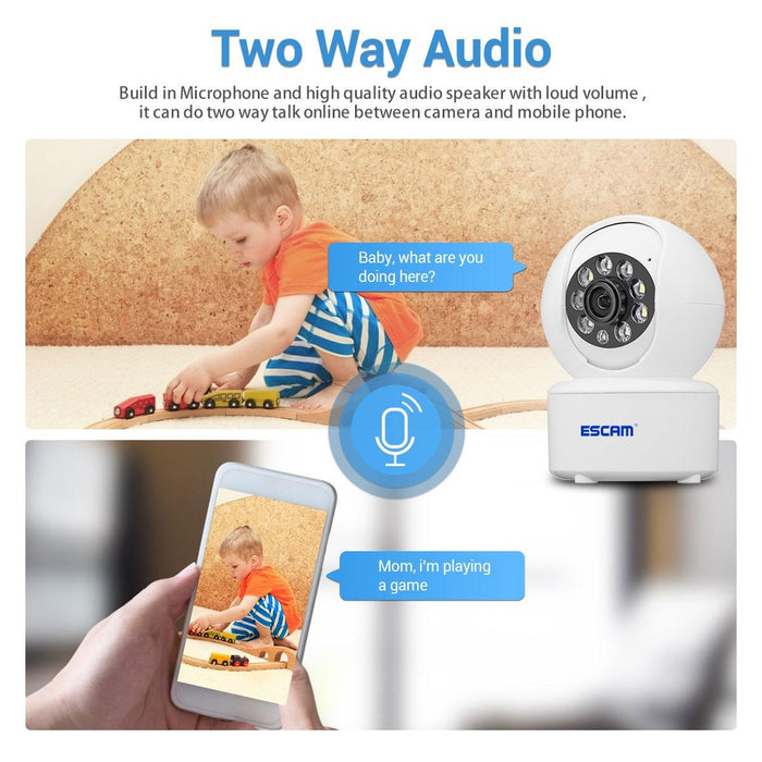 4Mp Indoor Hd Wifi Pan-Tilt Camera Support Motion Detection / Two-Way Audio / Night Vision