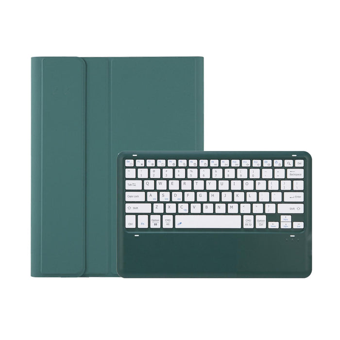 C12B Detachable Pen Slot Bluetooth Keyboard Leather Tablet Case For Ipad Pro 12.9 Inch 2021/2020/2018