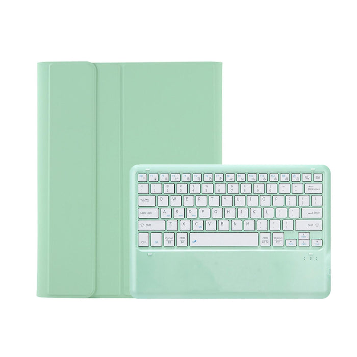 C12B Detachable Pen Slot Bluetooth Keyboard Leather Tablet Case For Ipad Pro 12.9 Inch 2021/2020/2018