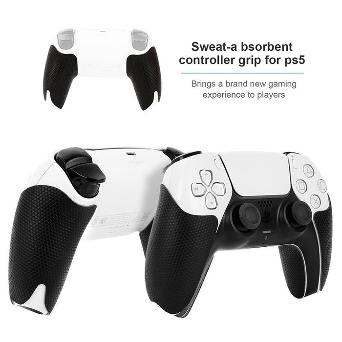 For Sony Ps5 Ch-Ps5-001 Game Handle Anti-Slip Protective Sticker Black