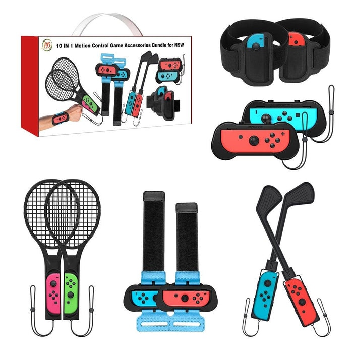 10 Piece Nintendo Switch Sports Accessory Set