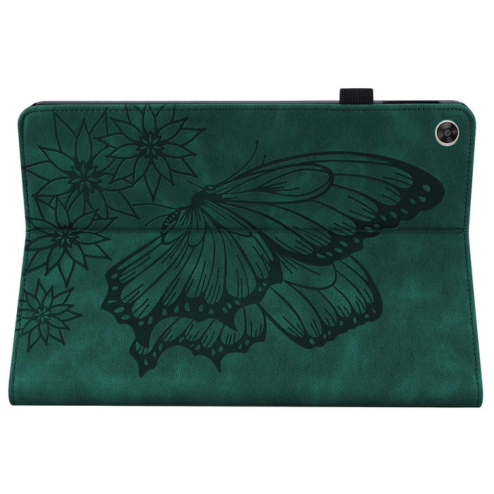 Big Butterfly Embossed Leather Tablet Case