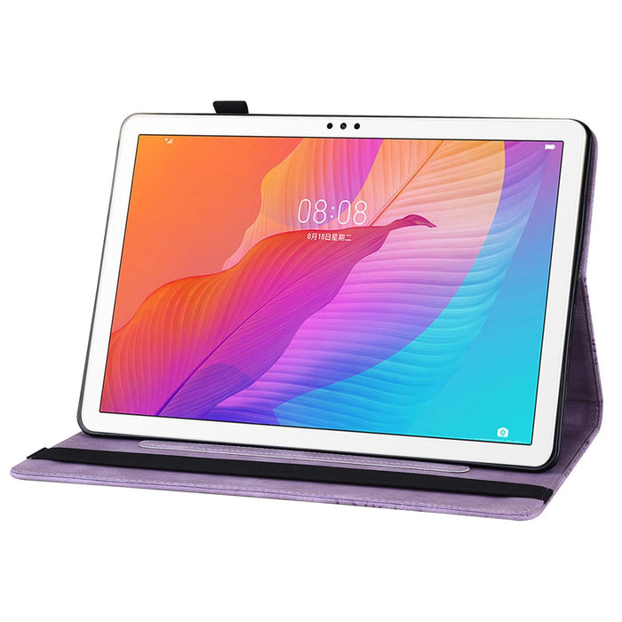 Big Butterfly Embossed Leather Tablet Case