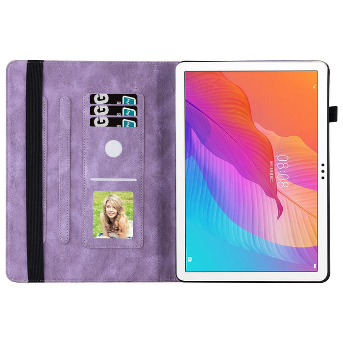 Big Butterfly Embossed Leather Tablet Case