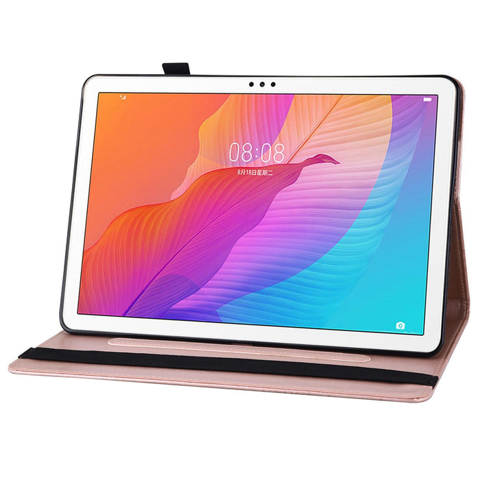 Big Butterfly Embossed Leather Tablet Case