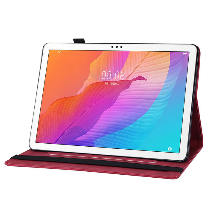 Big Butterfly Embossed Leather Tablet Case