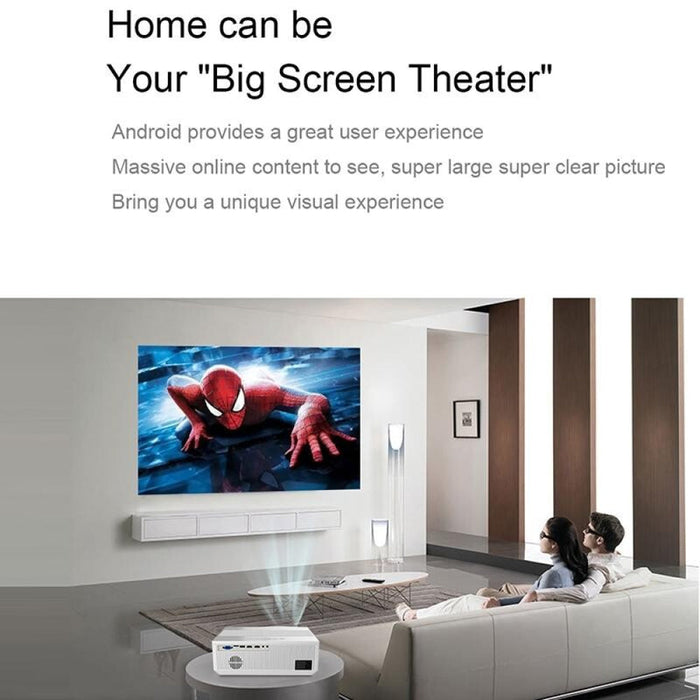 E600S 1920X1080P 400 Ansi Lumens Lcd Led Smart Projector Same Screen Version