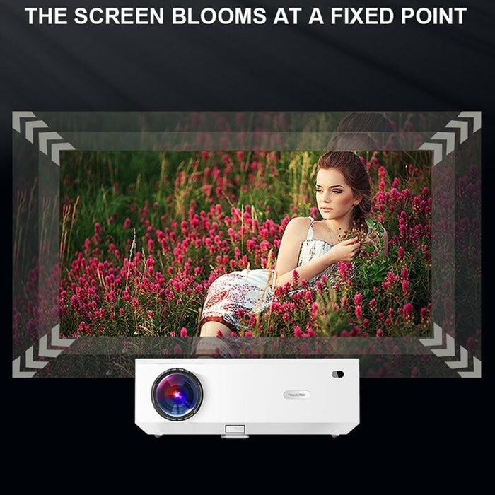 E600S 1920X1080P 400 Ansi Lumens Lcd Led Smart Projector Same Screen Version