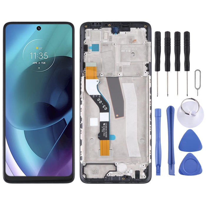 Replacement Lcd Screen for Motorola Moto G51 5g with Frame