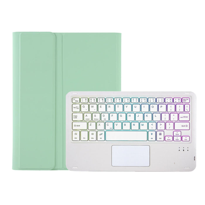 For Samsung Galaxy Tab S6 Lite A610B-As Candy Colour Backlight Bluetooth Keyboard Leather Tablet Case