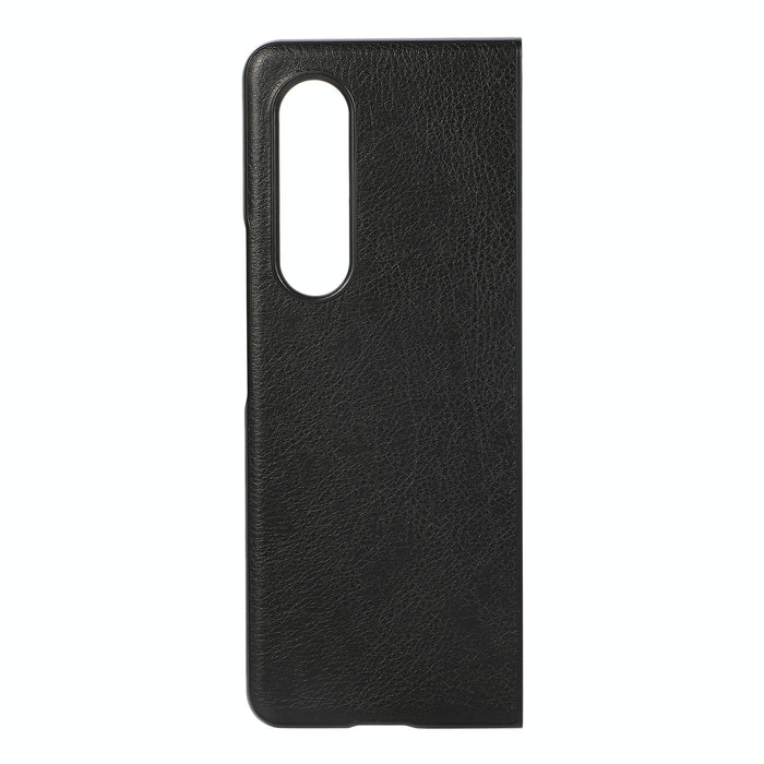 Two Tone Litchi Pu Phone Case For Samsung Galaxy z Fold 4