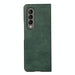 Two Tone Litchi Pu Phone Case For Samsung Galaxy z Fold 4