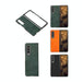 Two Tone Litchi Pu Phone Case For Samsung Galaxy z Fold 4