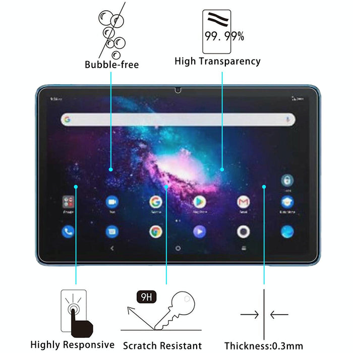 9H 2.5D Explosion-Proof Tempered Tablet Glass Film For Tcl Tabmax 10.4 / Honor Tablet V7