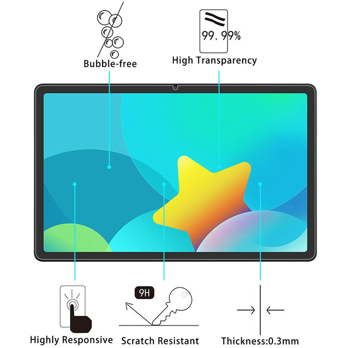 2 Pcs 9H 2.5D Explosion-Proof Tempered Tablet Glass Film For Lenovo Tianjiao Pad 11 Inch/Honor Tab V7 Pro