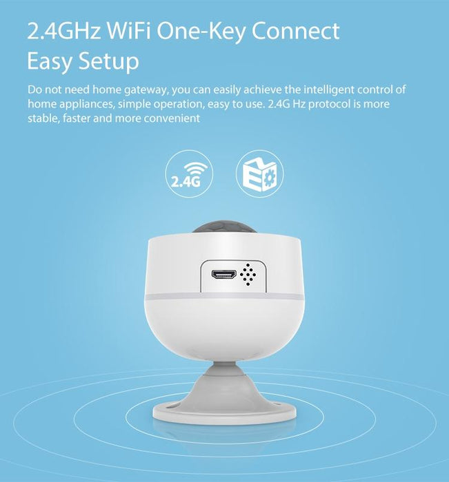 Pd07W Wifi Pir Motion Sensor With Temperature & Humidity Sense