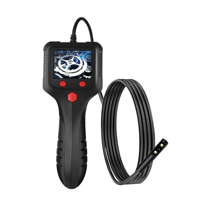 8Mm 2.4 Inch Hd Side Camera Handheld Industrial Endoscope With Lcd Screen Length 2M