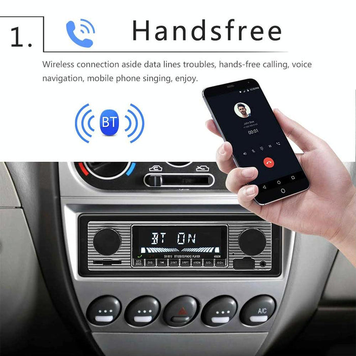 12V Car Mp3 Player With Bluetooth Fm Tf U Disk - Sx-5513