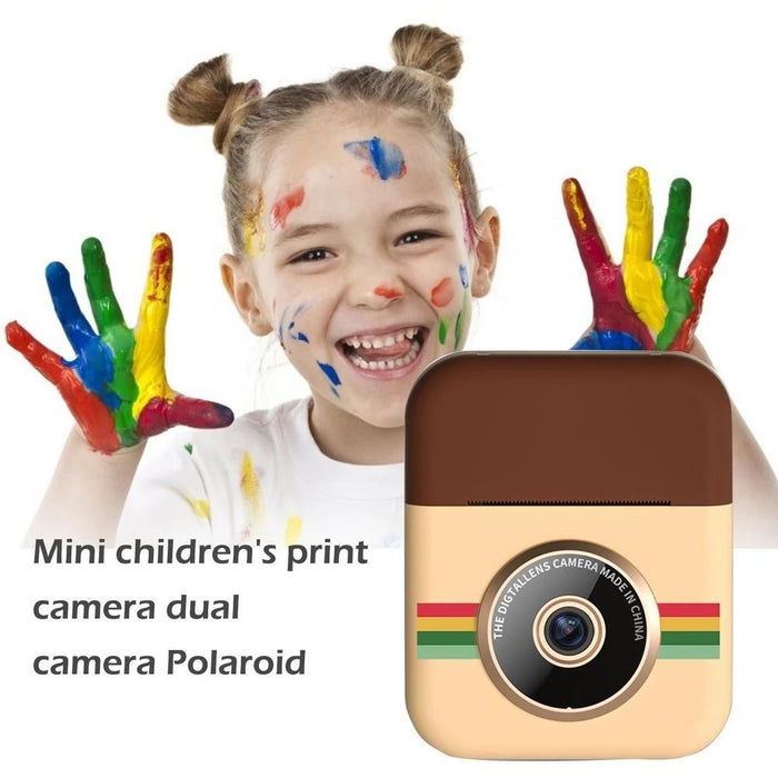 With 16Gb Memory Card Cp08 2.4 Inch Hd Screen Children Instant Camera