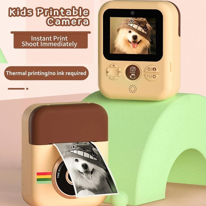 With 16Gb Memory Card Cp08 2.4 Inch Hd Screen Children Instant Camera