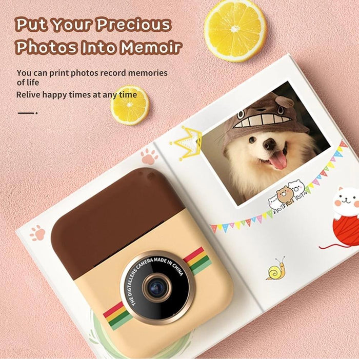 With 32Gb Memory Card Cp08 2.4 Inch Hd Screen Children Instant Camera