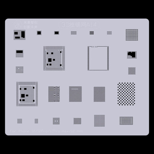 Mijing 3d Bga Solder Reball Tin Plant Net Model A14