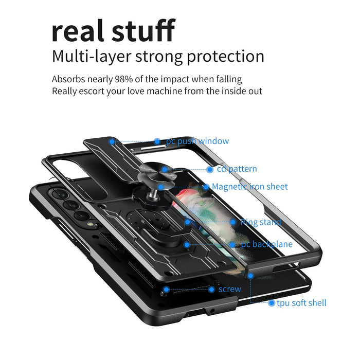 Sliding Camshield Card Phone Case