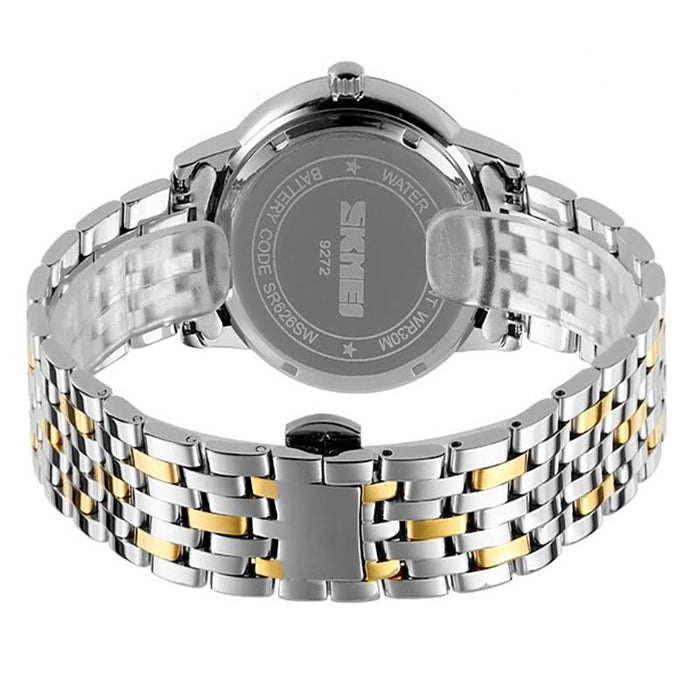 Waterproof Quartz Watch with Stainless Steel Buckle Strap
