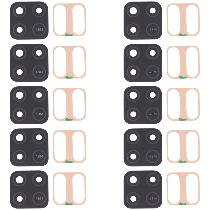 10pcs Back Camera Lens For Infinix Hot 10s/hot 10t X689b