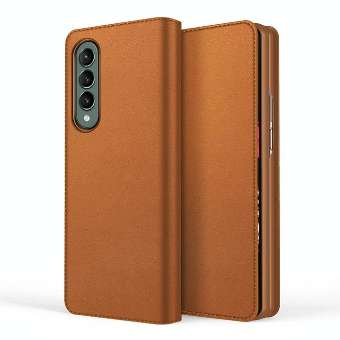 Horizontal Flip Foldable Leather Phone Case For Samsung