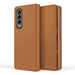 Horizontal Flip Foldable Leather Phone Case For Samsung