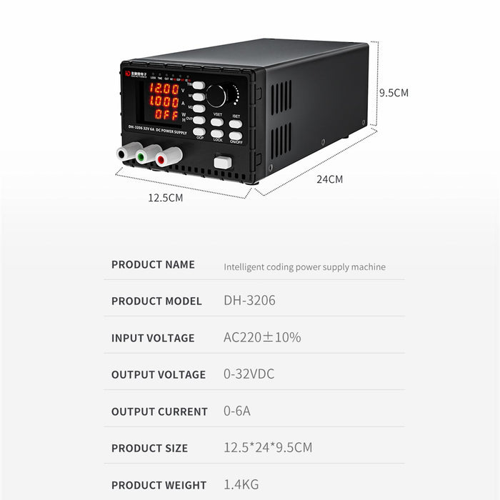 Tbk Dh 3206 Dc Voltage Stabilized Power Supply Machine Au