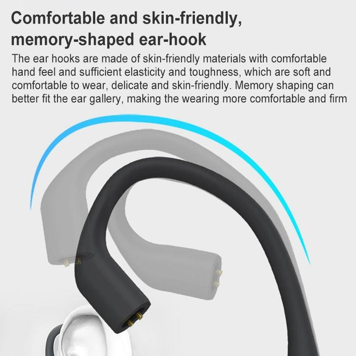 5.2 Wireless Qualcomm Bluetooth Module 0.78/0.75 Bluetooth Headset Earhook Black