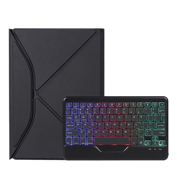 Z102Bs Pen Slot Backlight Bluetooth Keyboard Leather Tablet Case For Ipad 10.2 2021/2020/2019