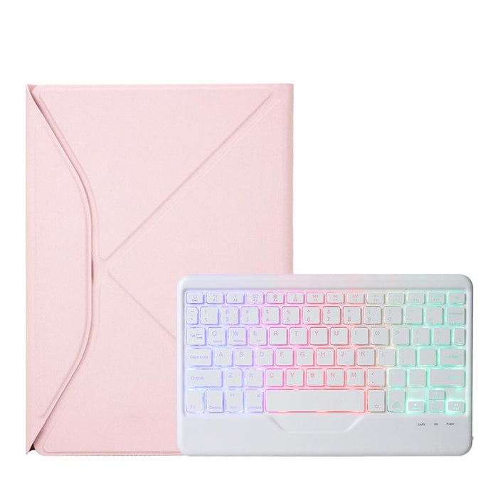 Z102Bs Pen Slot Backlight Bluetooth Keyboard Leather Tablet Case For Ipad 10.2 2021/2020/2019