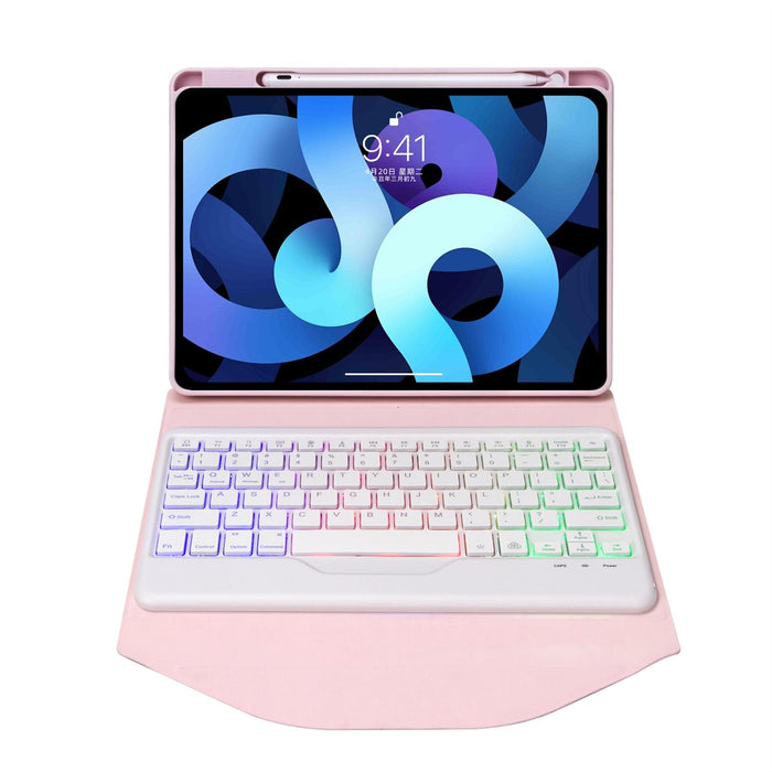 Z102Bs Pen Slot Backlight Bluetooth Keyboard Leather Tablet Case For Ipad 10.2 2021/2020/2019