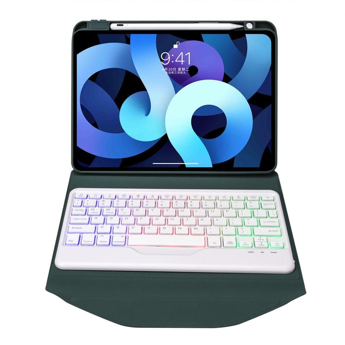 Z102Bs Pen Slot Backlight Bluetooth Keyboard Leather Tablet Case For Ipad 10.2 2021/2020/2019