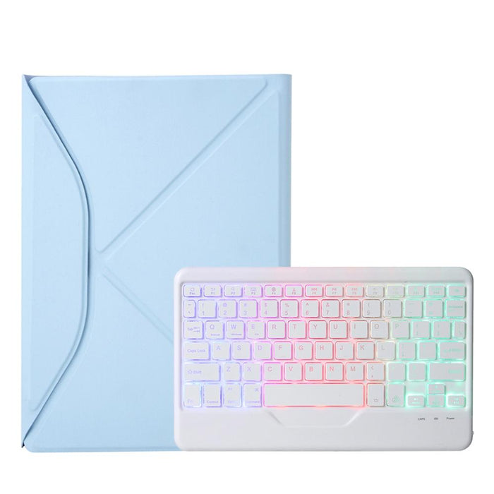 Z102Bs Pen Slot Backlight Bluetooth Keyboard Leather Tablet Case For Ipad 10.2 2021/2020/2019