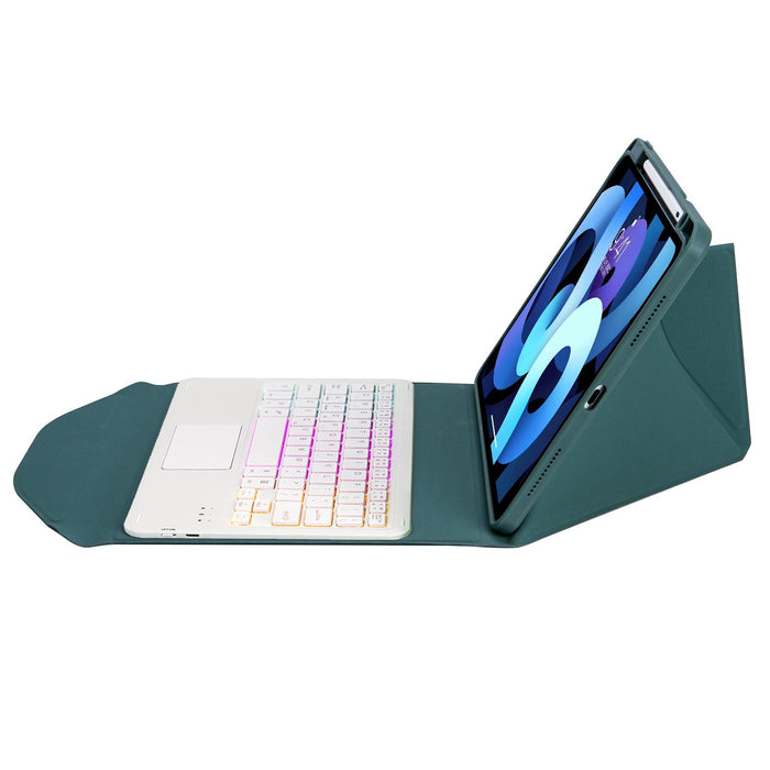 Z11B-As Pen Slot Touchpad Backlight Bluetooth Keyboard Leather Tablet Case For Ipad Pro 11 2021/2020/2018