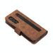 Leather Phone Case With Pen Slot Horizontal Flip