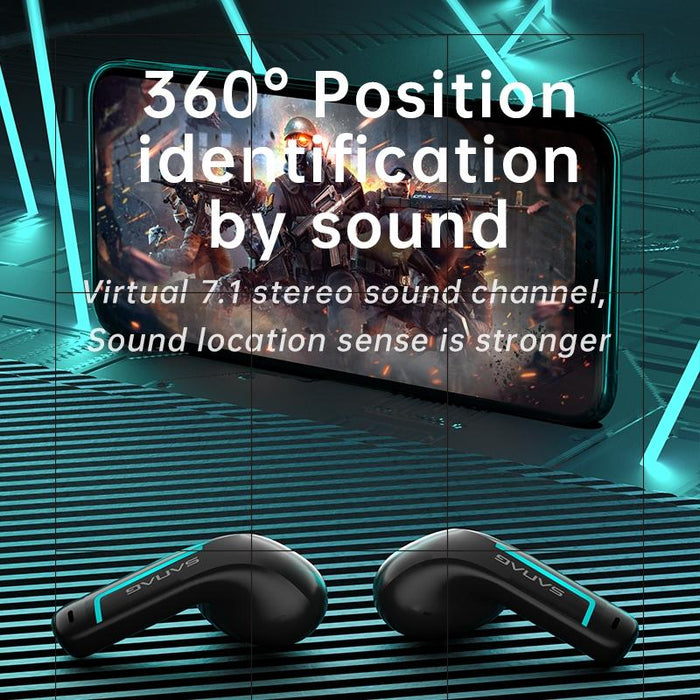 H2S Pro Stereo Noise Reduction Wireless Bluetooth Game Earphone