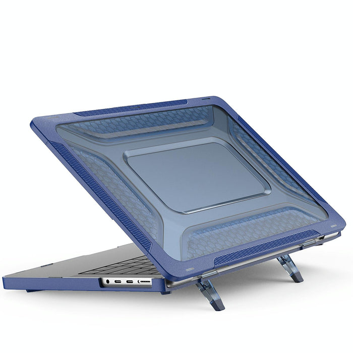 For Macbook Pro 14.2 Inch A2442 2021 Pc + Tpu Honeycomb Laptop Protective Case